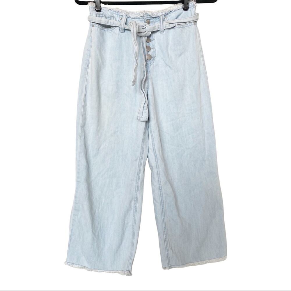 Velvet Heart Denim Jak & Rae Wide Leg Cropped Jeans Size 1